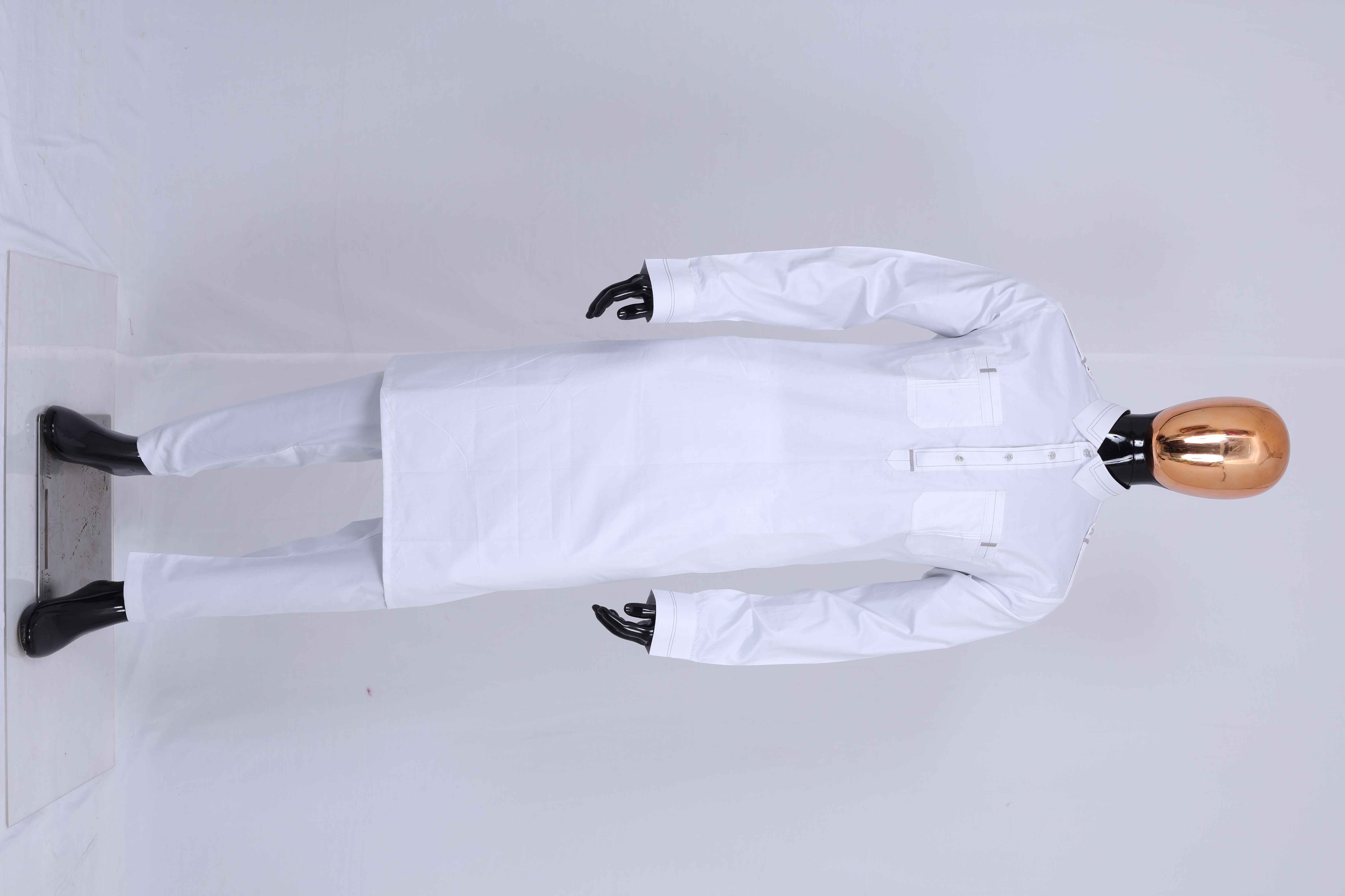 MK 2028 Classic White Men's Kurta Suit